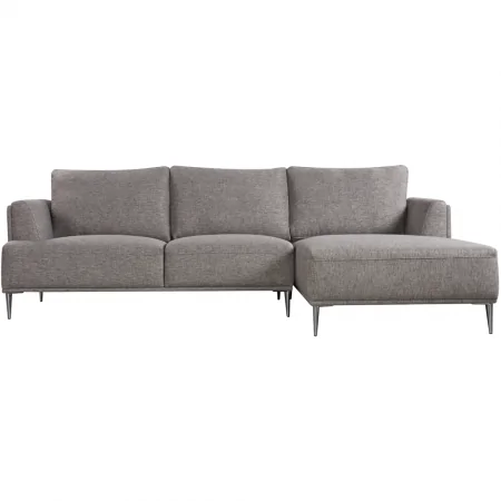 Sofa L (Góc Trái) Lion F1191 Xám Nhạt