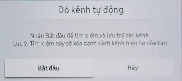 Hướng dẫn các bước dò kênh trên smart tivi Samsung ngay tại nhà