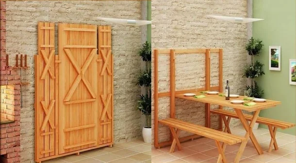 Các mẫu bàn ăn thông minh dành cho nhà nhỏ