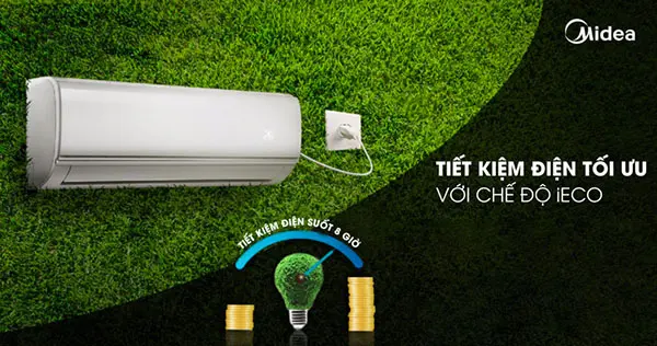 Công nghệ tiết kiệm điện trên máy lạnh Midea
