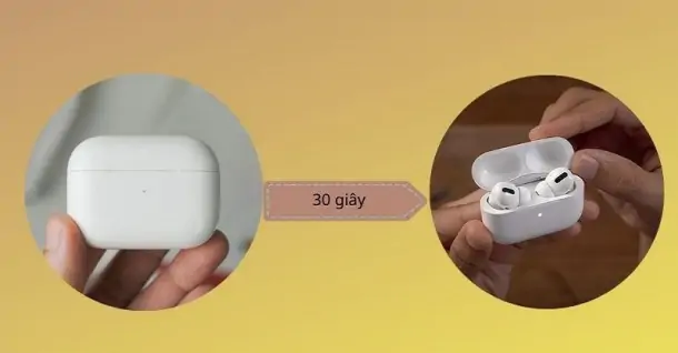 Cách reset tai nghe AirPods trở về cài đặt ban đầu