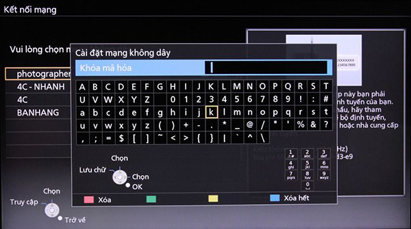 Cách kết nối mạng cho Internet tivi Panasonic