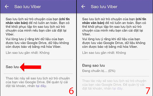 Khôi phục tin nhắn Facebook, Viber