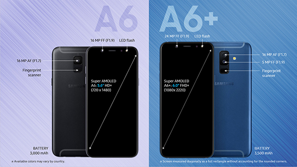 Samsung chính thức ra mắt bộ đôi Galaxy A6/A6 Plus: Màn hình vô cực, camera kép, giá bán từ 7 triệu đồng