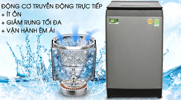 Máy giặt TOSHIBA 11.0 Kg AW-DUH1200GV (DS) có thiết kế chắc chắn.