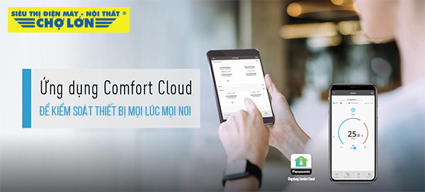 Kiểm soát máy lạnh mọi lúc mọi nơi với công nghệ wifi trên máy lạnh Panasonic