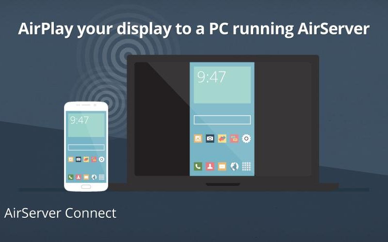 AirServer cũng giúp phản chiếu màn hình từ điện thoại lên máy tính