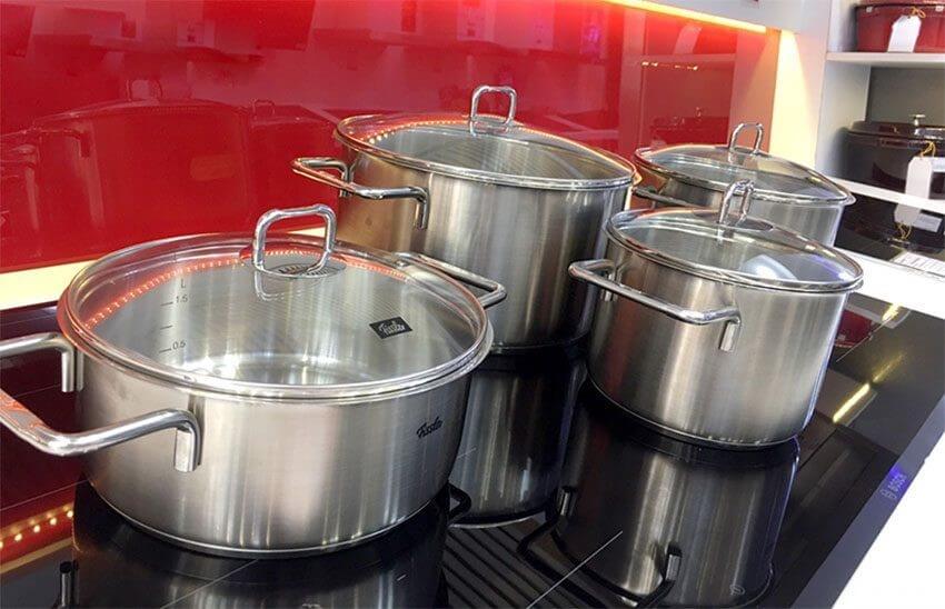 Bộ nồi inox Fissler Hamburg 4 món đáy 3 lớp