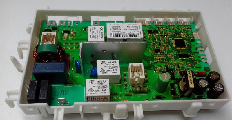 Board mạch máy giặt bị hỏng