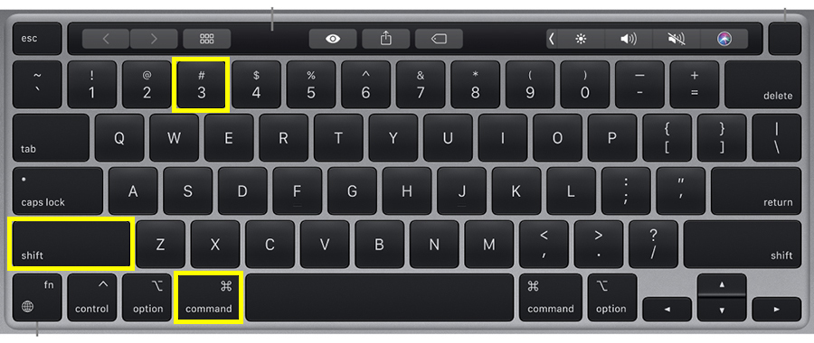 ấn tổ hợp phím Shift + Command + Control + 3