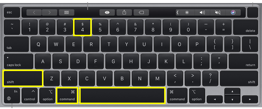 Nhấn tổ hợp phím Shift + Command + 4 > nhấn Space