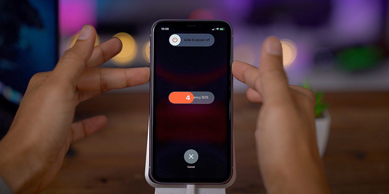tắt nguồn iPhone có Face ID