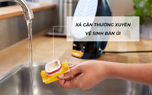 cach ve sinh ban ui hoi nuoc
