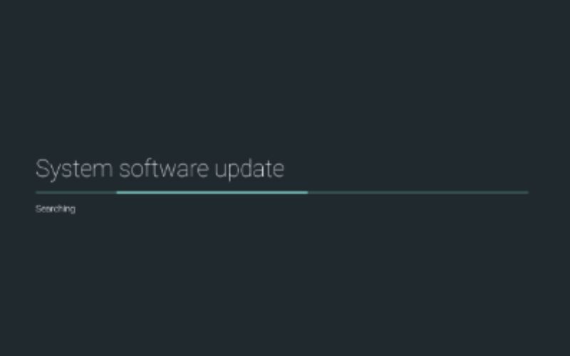 Cập nhật phần mềm để khắc phục tình trạng tivi Sony chớp đèn đỏ 6 lần