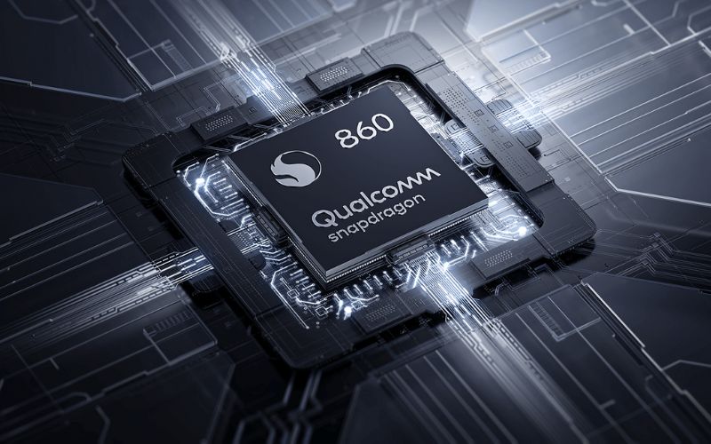 Thiết bị sử dụng chipset Snapdragon 860 8 nhân hoạt động mạnh mẽ
