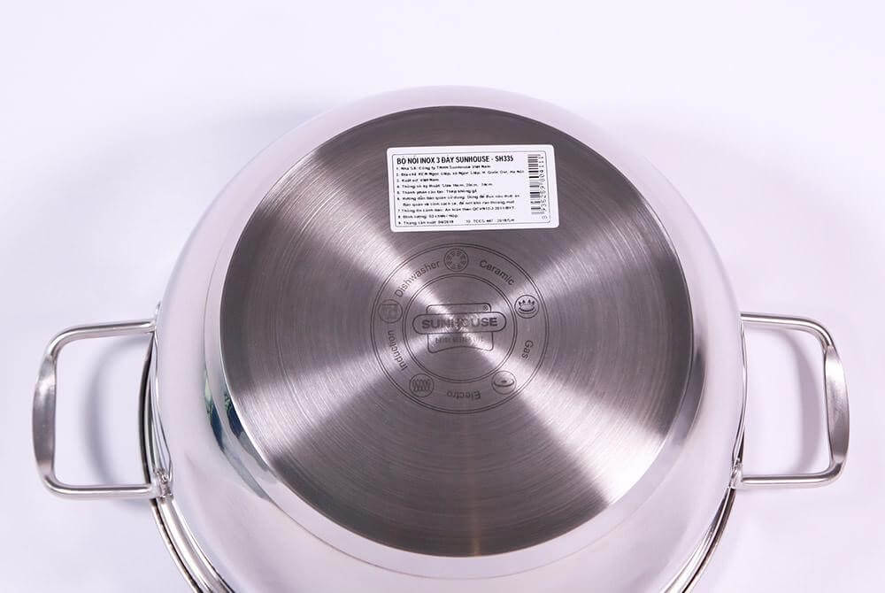 Đáy nồi 3 lớp bền bỉ