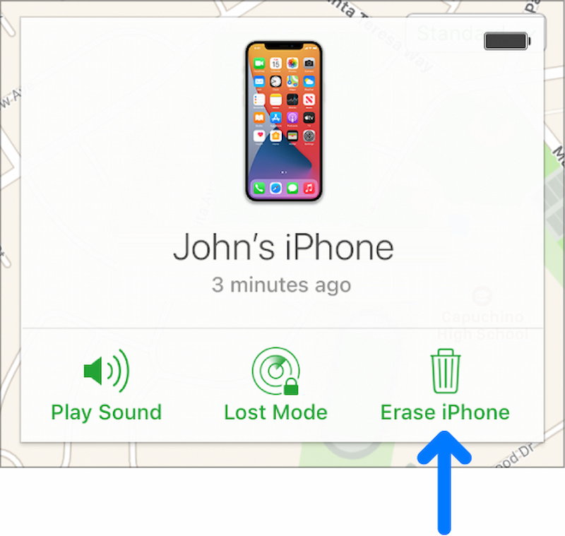 Dùng iCloud để mở khóa iPhone bị vô hiệu hóa