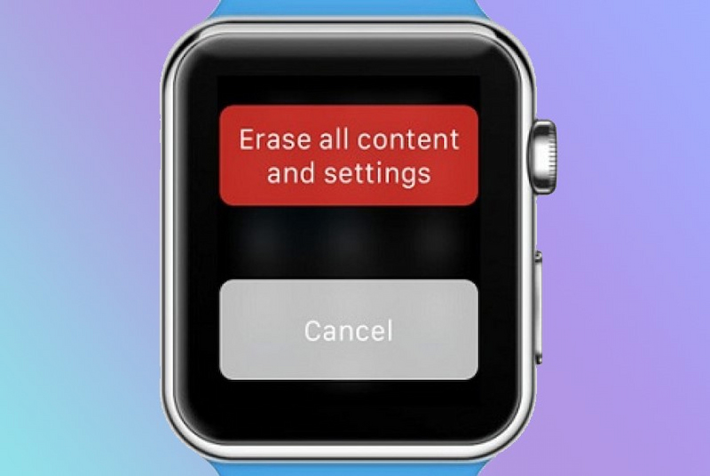 Hãy thử khởi động lại apple watch để khắc phục lỗi