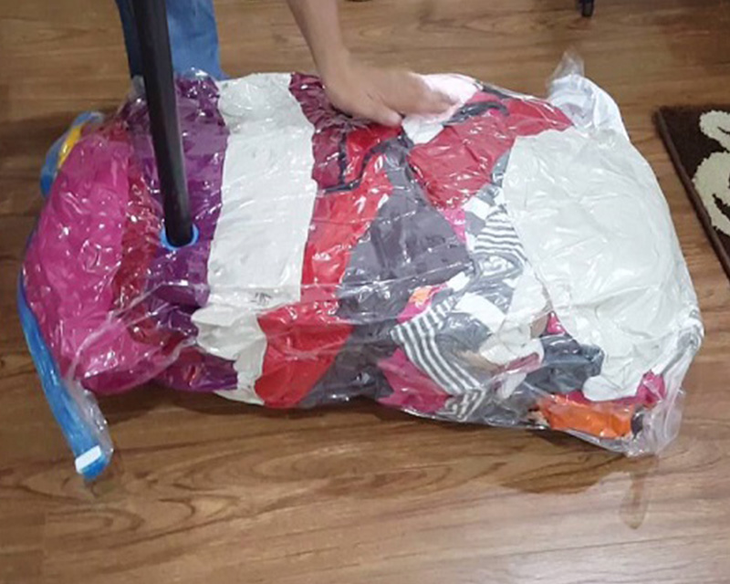 Hút chân không bằng túi chân không có van 1 chiều