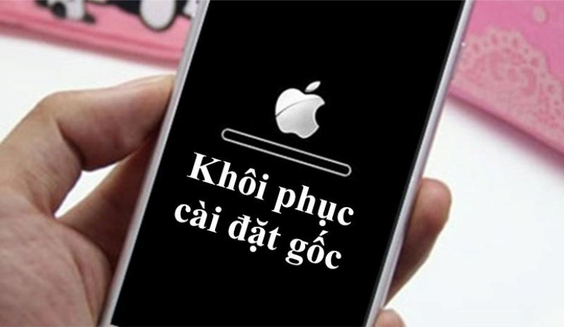 Khắc phục lỗi màn hình bị đốm sáng bằng cách reset điện thoại