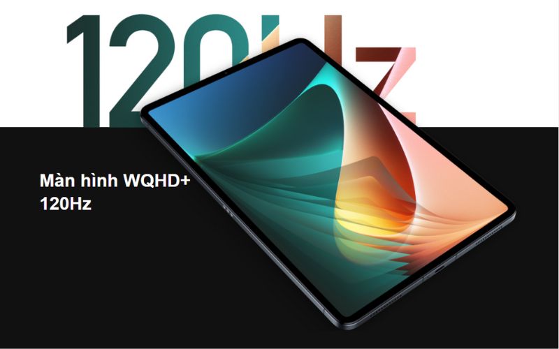 Màn hình MTB Xiaomi Pad 5 có độ phân giải WQHD+ và tốc độ làm mới 120 Hz