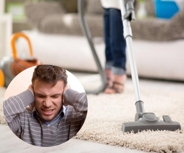 Máy hút bụi có thể gặp lỗi phát ra tiếng ồn quá to.