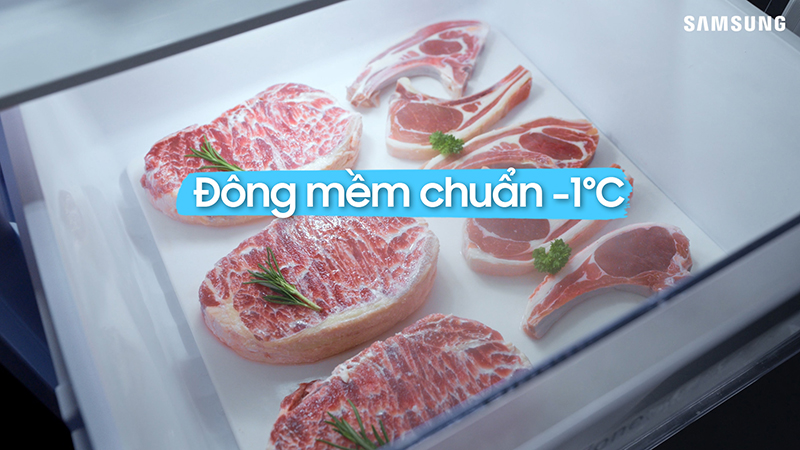 Ngăn đông mềm chuyên biệt dành riêng để lưu trữ ở nhiệt độ -1°C