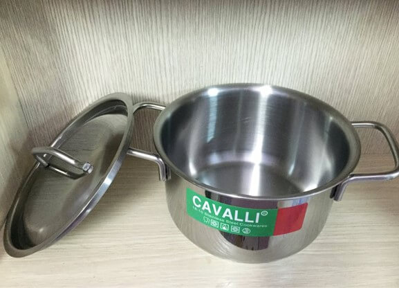 Nồi inox Cavalli CVL-CL06 sáng bóng