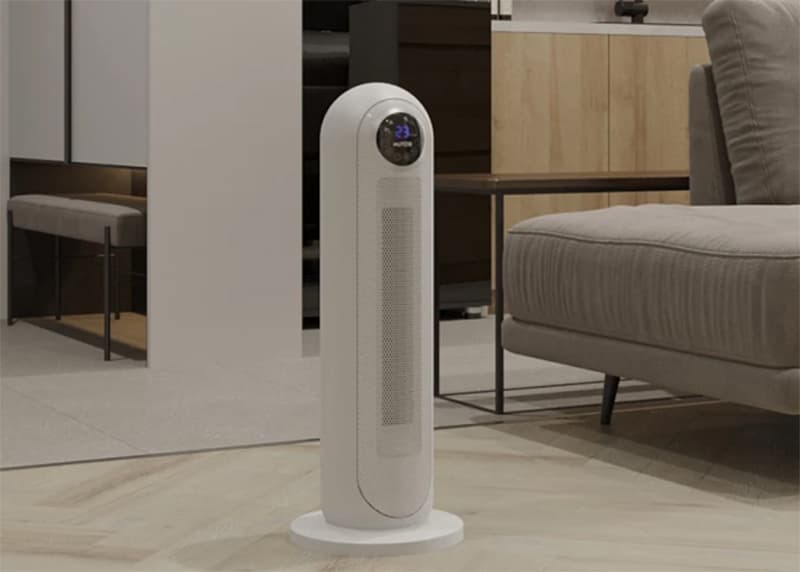 Quạt sưởi gốm Ceramic Mutosi MCH-2200 có kiểu dáng nhỏ gọn