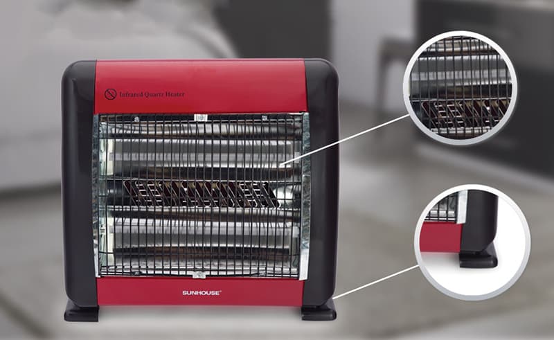 Sưởi điện hồng ngoại Sunhouse SHD7013 có thiết kế nhỏ gọn