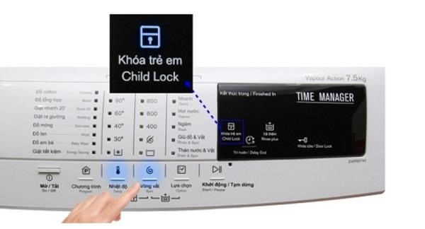 Cách mở máy giặt khi bị khoá