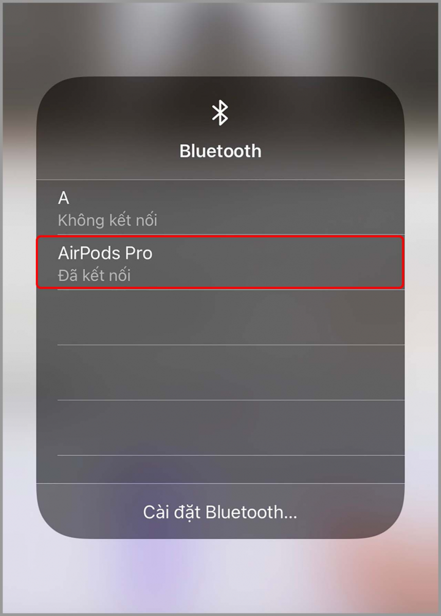 Cách tăng âm lượng Airpod