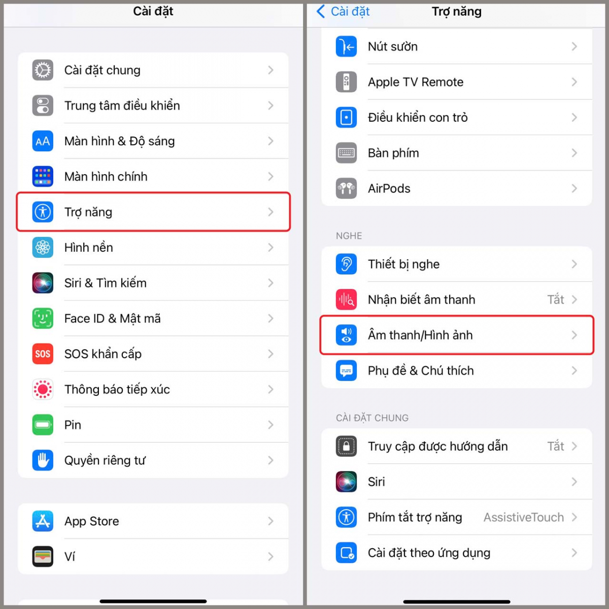 Cách tăng âm lượng Airpod