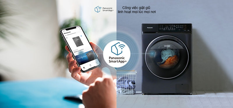 Điều khiển thiết bị mọi lúc mọi nơi thông qua ứng dụng SmartApp+ trên điện thoại thông minh.