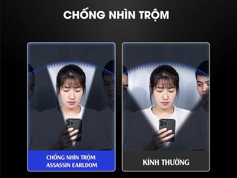 Kính cường lực chống nhìn trộm Assassin Earldom