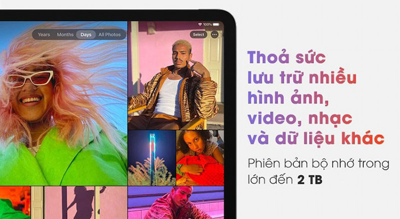 iPad có phiên bản bộ nhớ trong đến 2TB