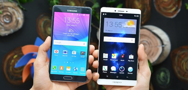 Nên mua Samsung hay OPPO