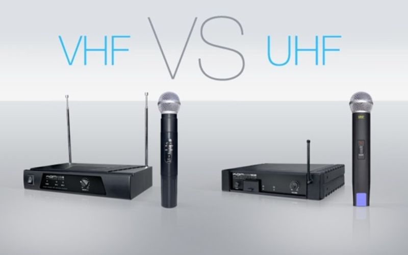 Hai loại micro VHF và UHF