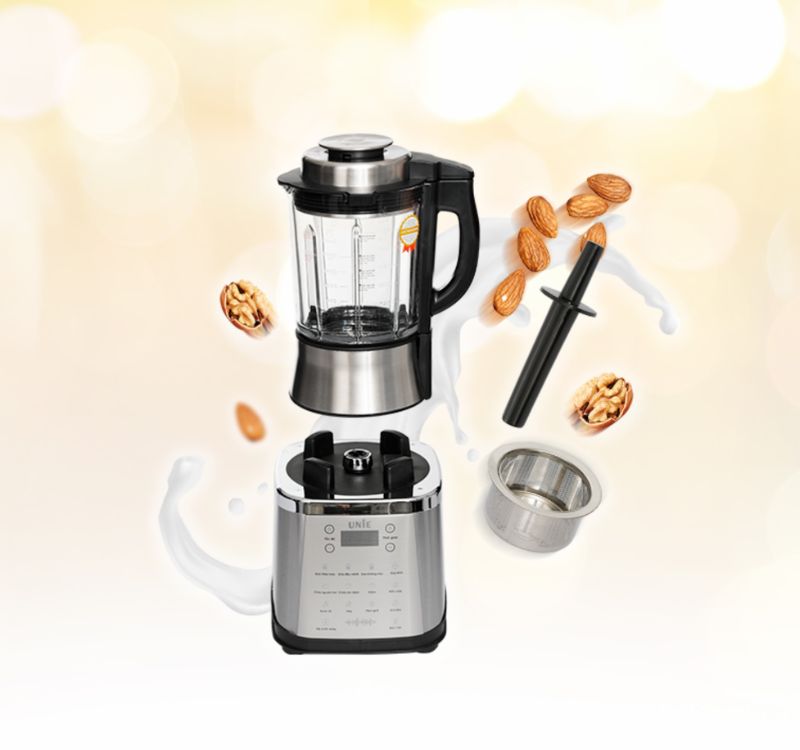 Cấu tạo của máy làm sữa hạt UNIE gồm 5 bộ phận