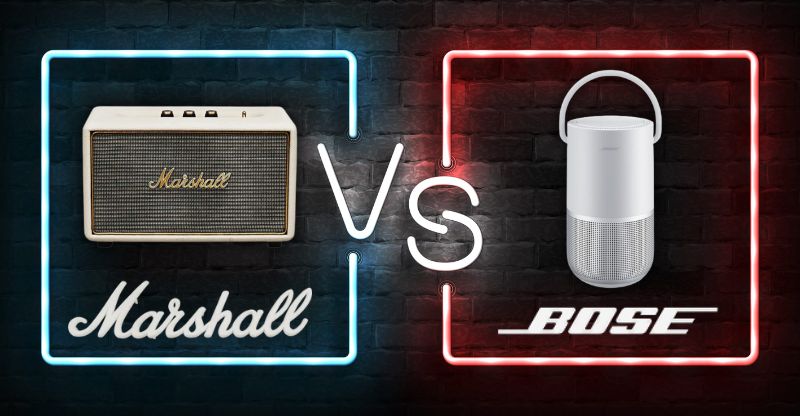 So sánh loa Marshall và Bose