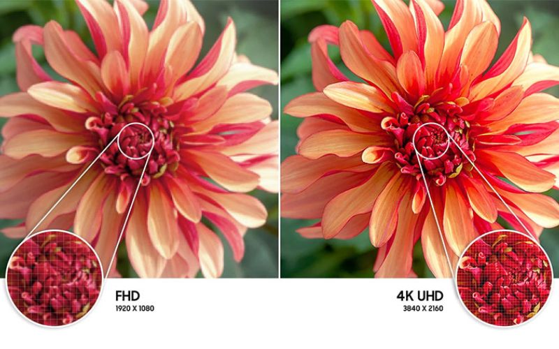 Hình ảnh 4K sắc nét hiển thị trên Smart Tivi Samsung 4K UHD 43 Inch UA43AU7002