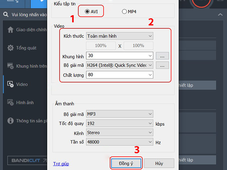 Dùng ứng dụng Bandicam quay màn hình laptop, máy tính
