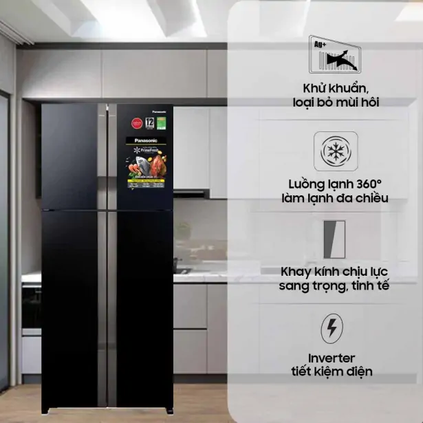Tủ Lạnh Panasonic Inverter 550 Lít NR-DZ600GKVN