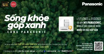 Sống khỏe góp xanh cùng Panasonic: Trồng 1 tỷ cây xanh - vì một Việt Nam xanh