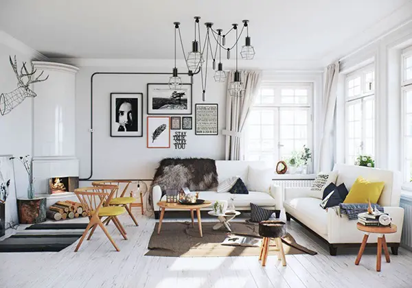 Phong cách thiết kế nội thất Scandinavian: thanh lịch và giản đơn