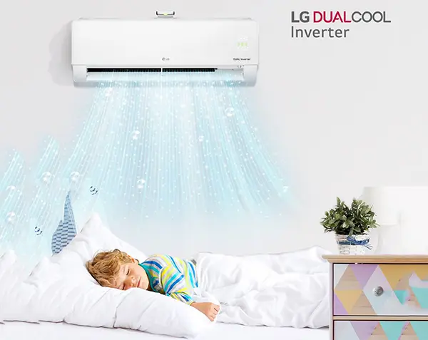 Máy lạnh LG Dualcool - vỗ về giấc ngủ trưa hè cho con trẻ
