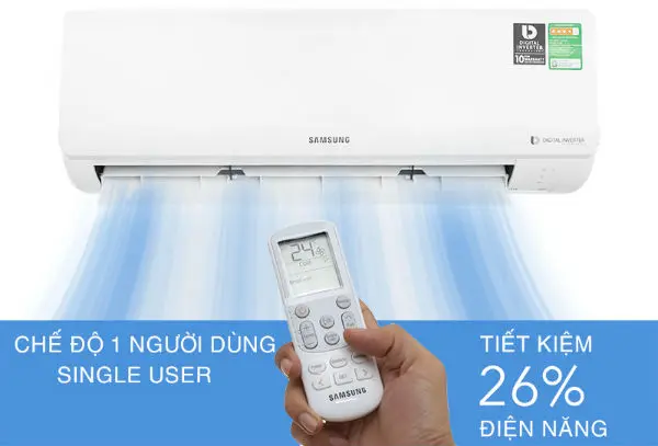 Top 3 máy lạnh Samsung bán chạy trong tháng 6/2018