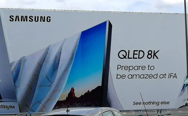 Samsung sẽ ra mắt dòng tivi 8K đầu tiên của hãng tại triễn lãm IFA