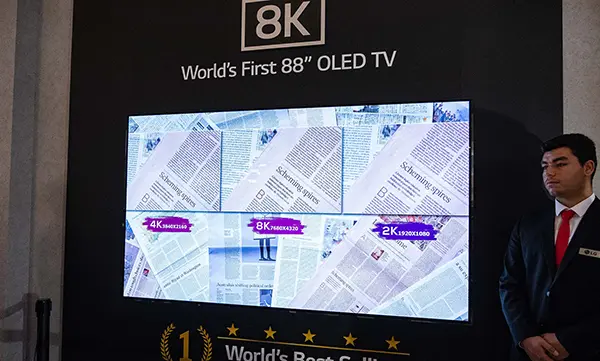 [IFA2018] LG chính thức giới thiệu mẫu tivi OLED 8K kích thước 88 inch