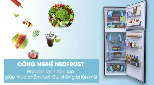 Công nghệ NeoFrost 2 dàn lạnh trên tủ lạnh Beko